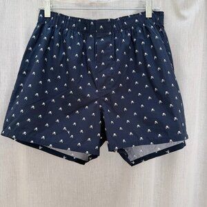 J.Crew Men's skull print boxer shorts, size M (NWOT) BV599